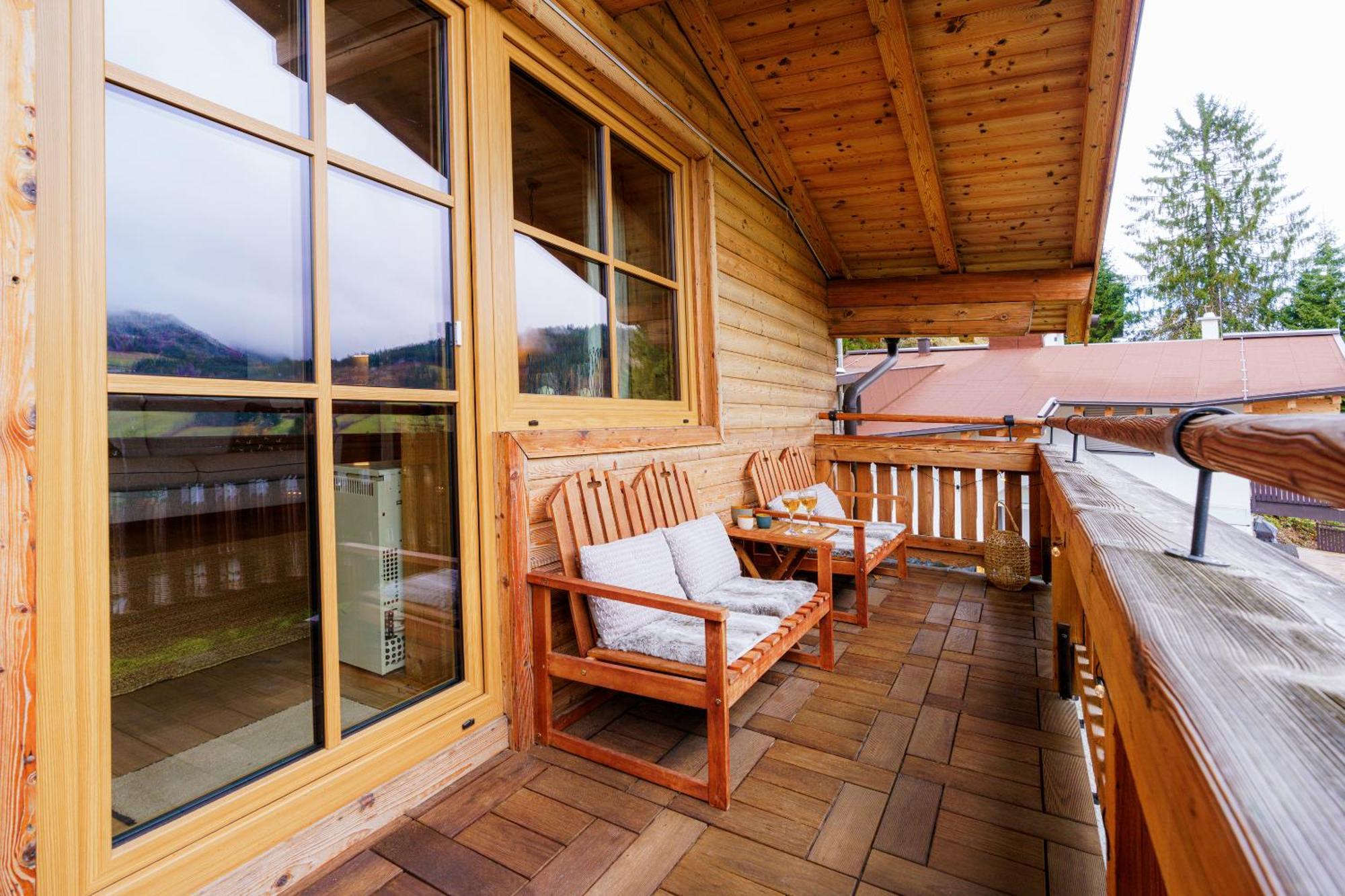 Ski-In & Ski-Out Out Chalet Maria With Amazing Mountain View มาริอาอาล์ม อัม ชไตเนอร์เนินเมียร์ ภายนอก รูปภาพ